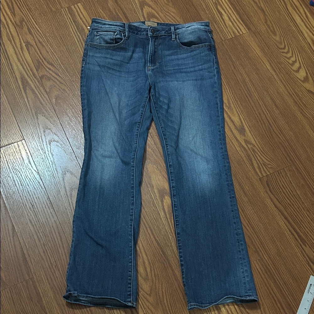 Driftwood Kelly Jeans 32 Bootcut Mid Rise Womens‎ Blue Medium Wash Cotton Denim